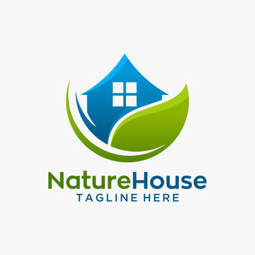 Nature house logo design