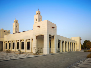 Beautiful modern mosque with a traditional ancient look 