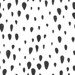 Abstract geometric metallic scribbles pattern with dot