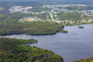 Aerial view of Nefoundland