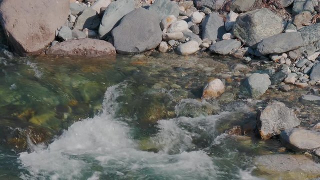 長野県白馬村 松川の流れ : ティルト、パーン