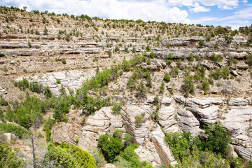 Walnut Canyon National Monument, indian ruins, Arizona, USA