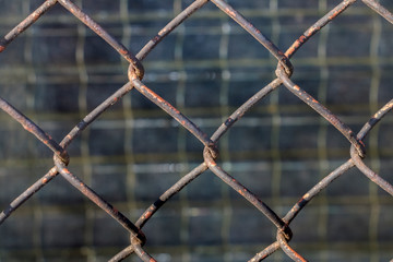 Background from a metal lattice.