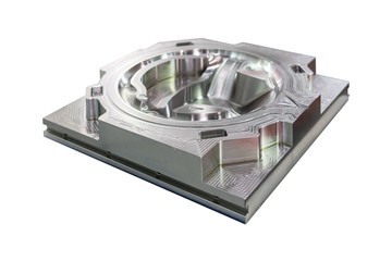 Mold or die machining part from manufacture by cnc machining center material made from steel...