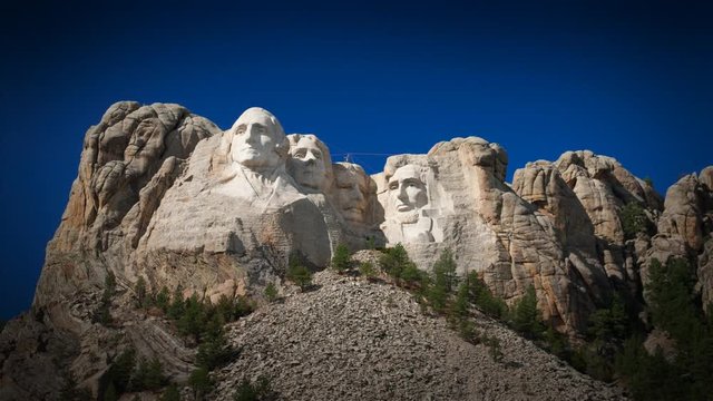 Mount Rushmore National Memorial  Time Lapse