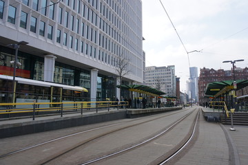 Tram in St Peter's Square