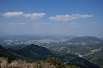 Fototapeta premium 鰐塚山上空