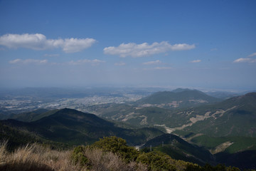Fototapeta premium 鰐塚山上空