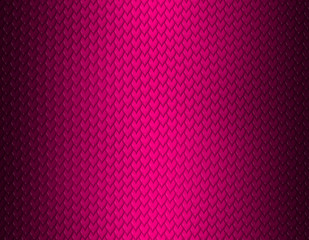 Magenta, light and dark gradient snake skin pattern, short sharp scale