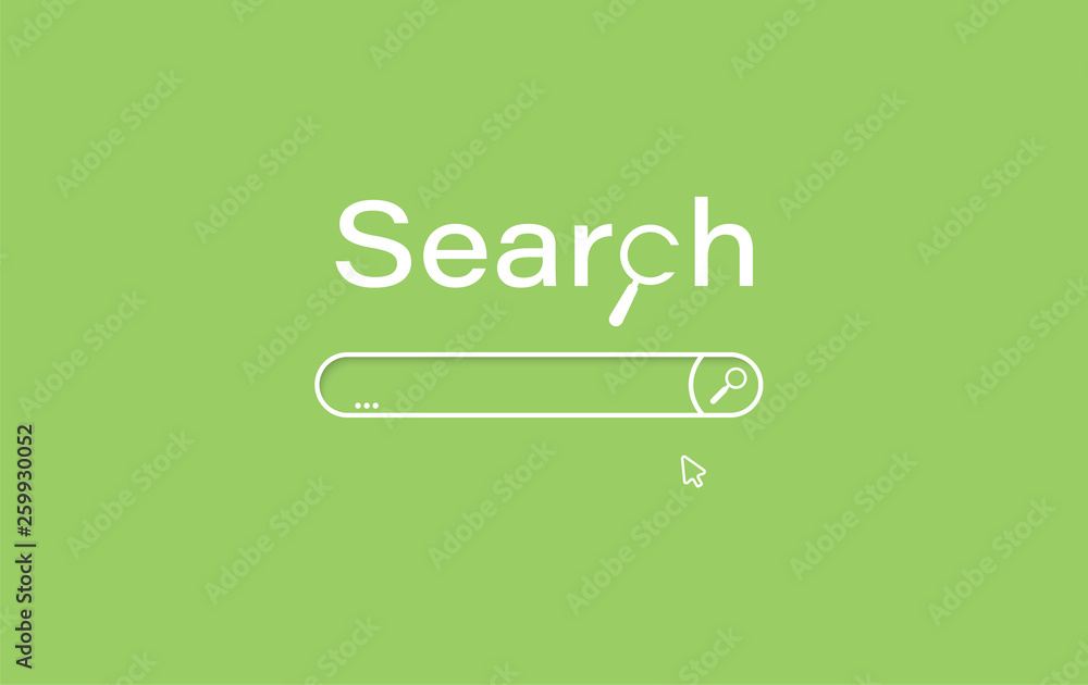 Poster search bar. interface element with search button.search bar for ui, ux design, web site, mobile app