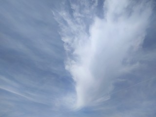 Cielo con nubes en España