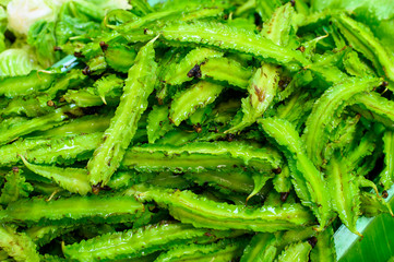 Fresh Winged bean on market