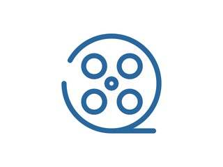film line color vector icon