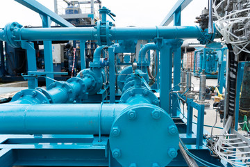 Piping control oil and gas