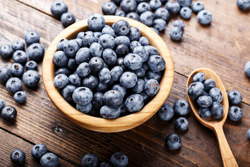 blueberries place for text