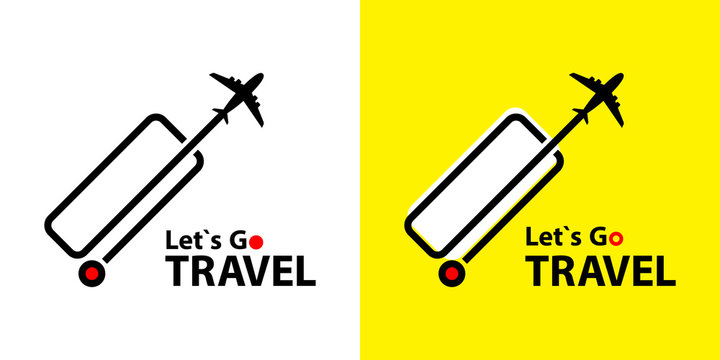 Travel Agent, Travel Business Symbol. Travel Discount. Vector illustration
