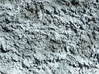 rough cementing on the wall