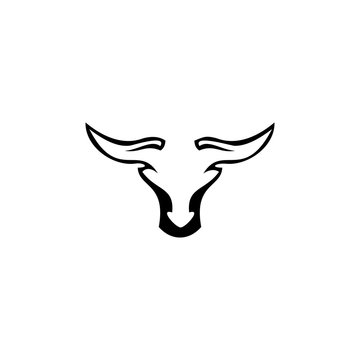 goat head logo concept