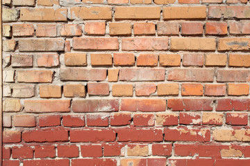 brick, wall, texture, red, pattern, old, bricks, cement, building, brickwork, block, 