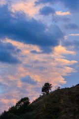 Sunset landscape, Armenia