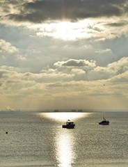 Naklejka premium sky over the sea