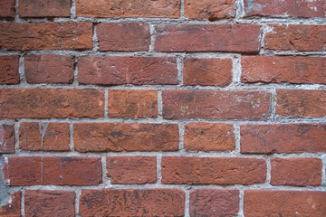 Red bricks texture