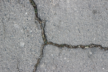 Asphalt cracks fracture surface texture