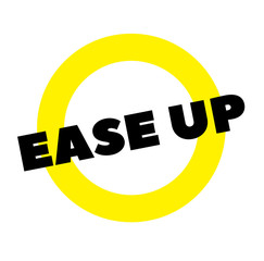 ease up stamp on white