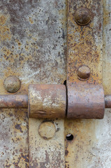 Metal Hinge Closeup Vertical