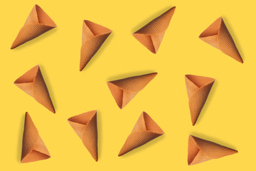 Empty ice cream cornet