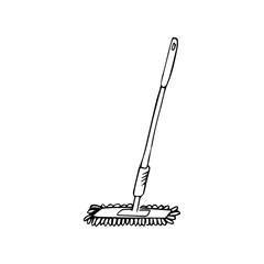 mop vector sketch