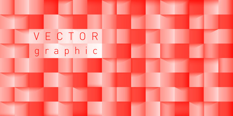 Vector Square Living Coral