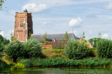 Fototapeta premium Sint Martinus Church in Woudrichem, The Netherlands