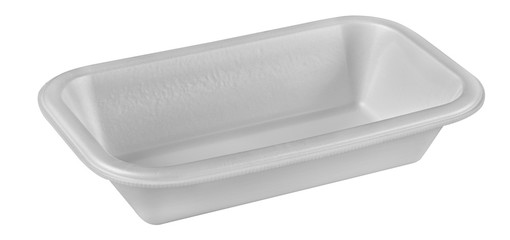 Plastic food tray,Styrofoam food tray isolated on white background