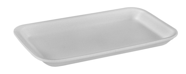 Plastic food tray,Styrofoam food tray isolated on white background