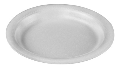 Plastic food tray,Styrofoam food tray isolated on white background