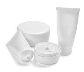  white cream container jar beauty moisturizer tube soap
