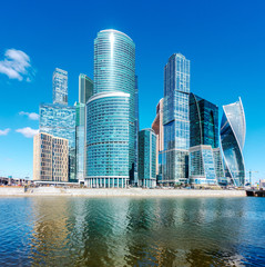 Fototapeta na wymiar Moscow international business center, Russia