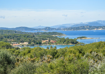 Obraz premium paysage île de Porquerolles