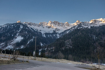 road in mountains