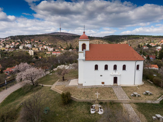 Fototapeta na wymiar Chapel in Havihegy, Pecs, Hungary