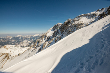 winter in the mountains