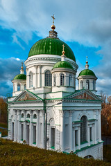 Russia. City of Sarov. Holy Assumption Monastery. Temple of John the Baptist