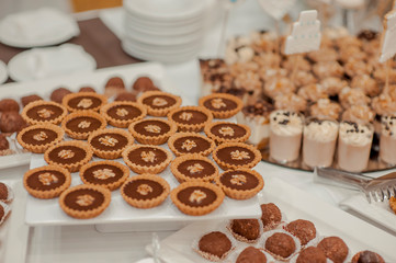 sweets on the buffet wedding table