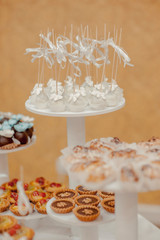 sweets on the buffet wedding table