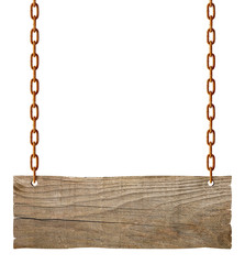 wooden sign chain ropesignboard signpost