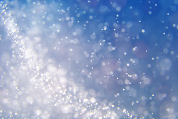 Obraz premium Glitter abstract lights background. Defocused bokeh illustration