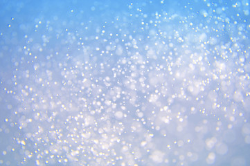 Fototapeta premium Glitter abstract lights background. Defocused bokeh illustration