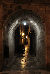 クロアチア　ドブロブニクの路地