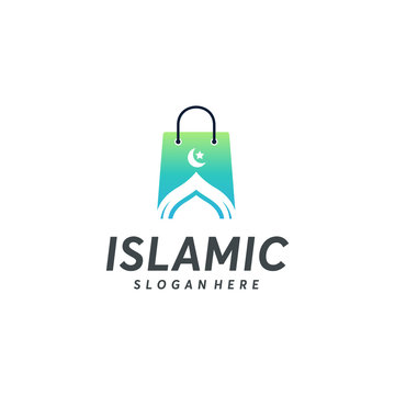 Islamic Store logo template concept vector